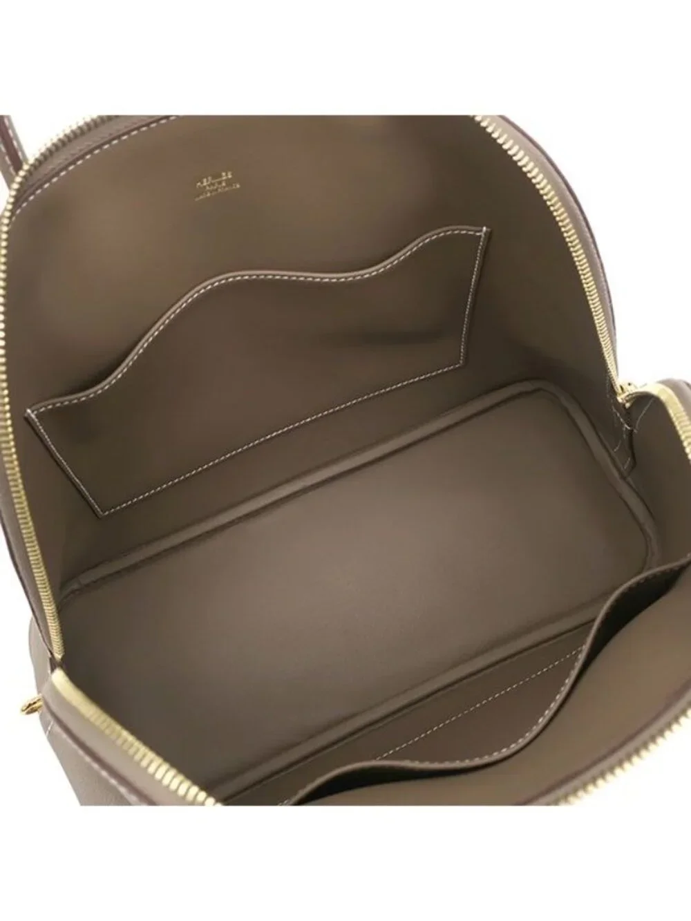 Hermes 2-Way Bag Bolide 1923 30 Veau Epsom Etoupe Gold Greige